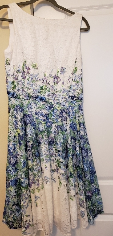 Danny and Nicole floral lace dress size 12